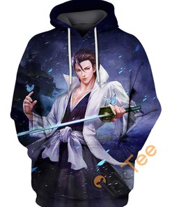 Exude Confidence With Sosuke Aizen 3D Hoodie For Bleach Fans