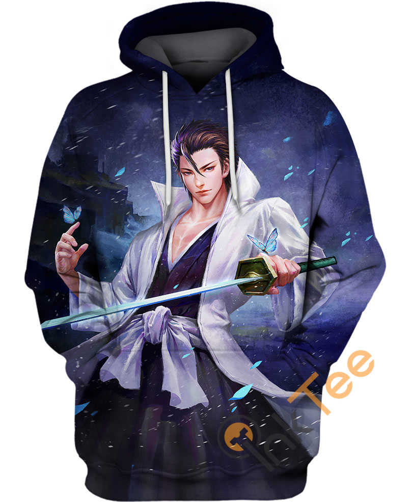 Exude Confidence With Sosuke Aizen 3D Hoodie For Bleach Fans