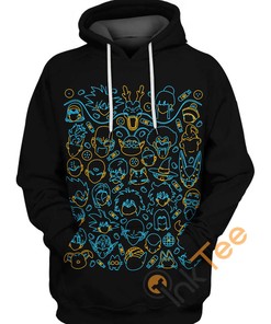 Eye-Catching Dragon Ball Neon All Over Print 3D Hoodie