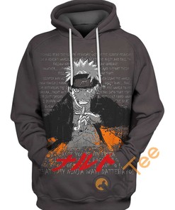 Feel The Power With This Naruto Uzumaki Jutsu Hoodie 3D And Striking