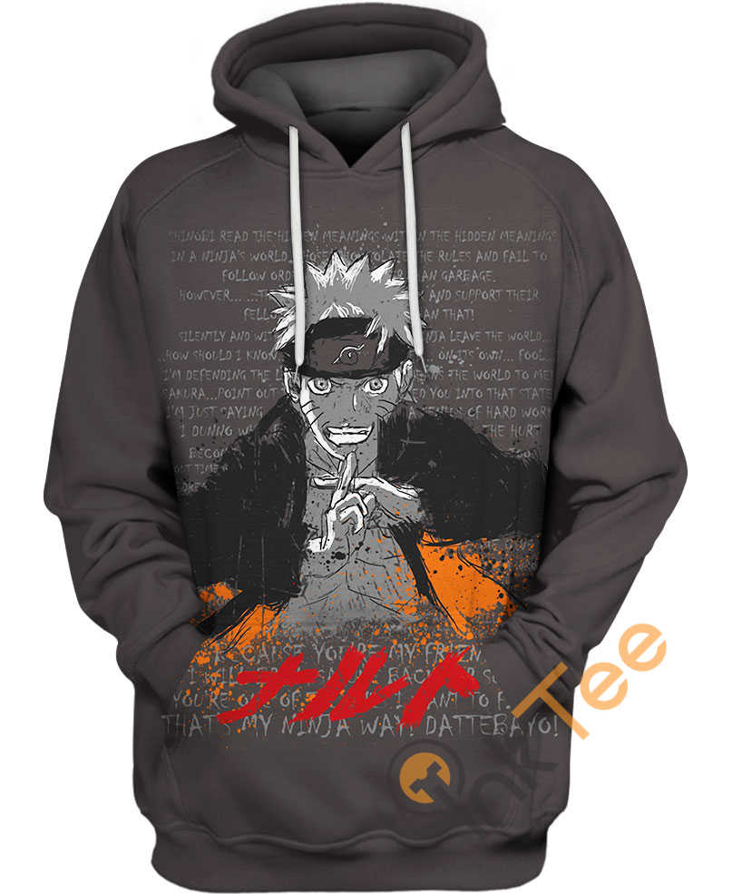 Feel The Power With This Naruto Uzumaki Jutsu Hoodie 3D And Striking