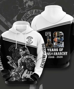 Feel The Rush With Sons Of Anarchy Custom Sport All Over Print 3D Hoodie For Men And Women
