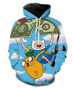 Finn And Jake Group All Over Print 3D Hoodie - Gifts For Men
