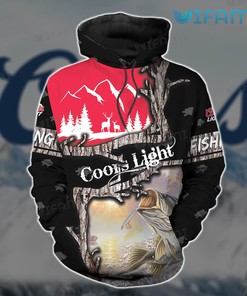 Fishing Hunting Fisherman Custom All Over Print Hoodie 3D Beer Lovers Gift