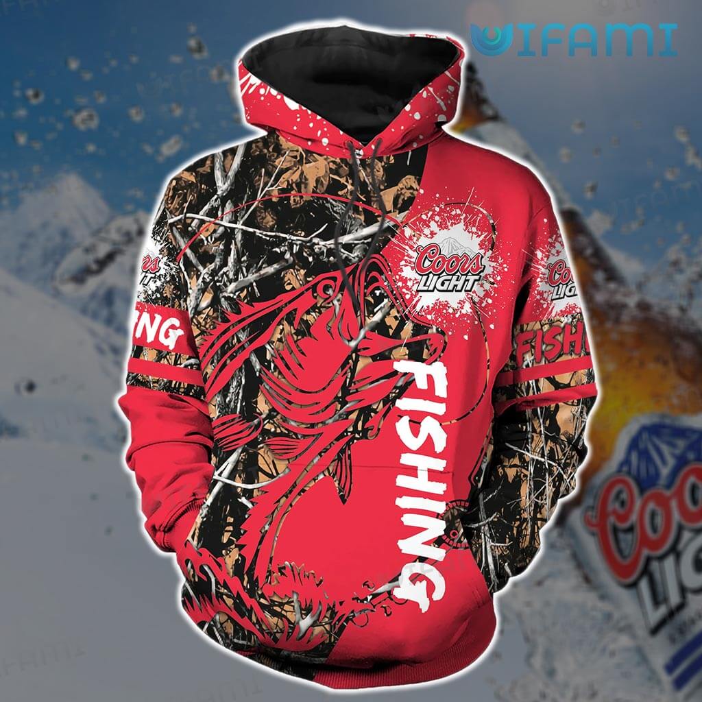 Fishing Red Fisherman Custom All Over Print Hoodie 3D Beer Lovers Gift