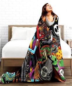 Flannel Fleece Throw Blanket - Ultra Soft Bedding for All Seasons, Kids and Adults