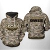 Florida Atlantic Owls Camo Veteran All Over Print 3D Hoodie Men Graphic Custom