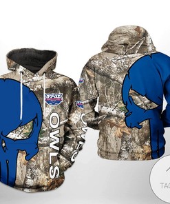 Florida Atlantic Owls Camo Veteran Hunting All Over Print 3D Hoodie Men Graphic