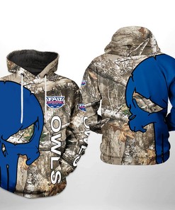 Florida Atlantic Owls Ncaa Camo Veteran Hunting 3D All Over Print Zip-Up Hoodie - Custom 3D Hoodies
