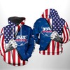 Florida Atlantic Owls Us Flag All Over Print 3D Hoodie Men Full Size