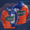 Florida Gators Blue Orange Logo All Over Print 3D Hoodie Men Full Size