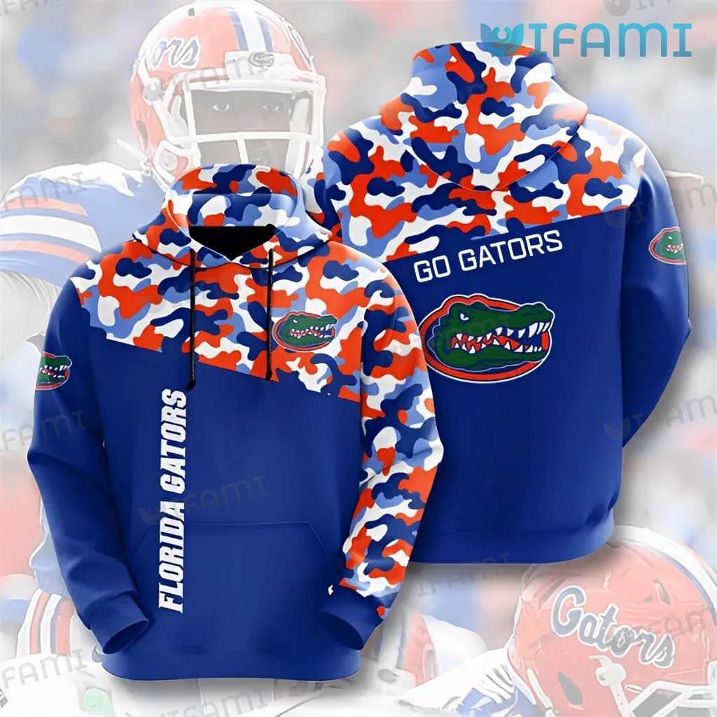 Florida Gators Camouflage All Over Print 3D Hoodie Gifts For Father'S Day