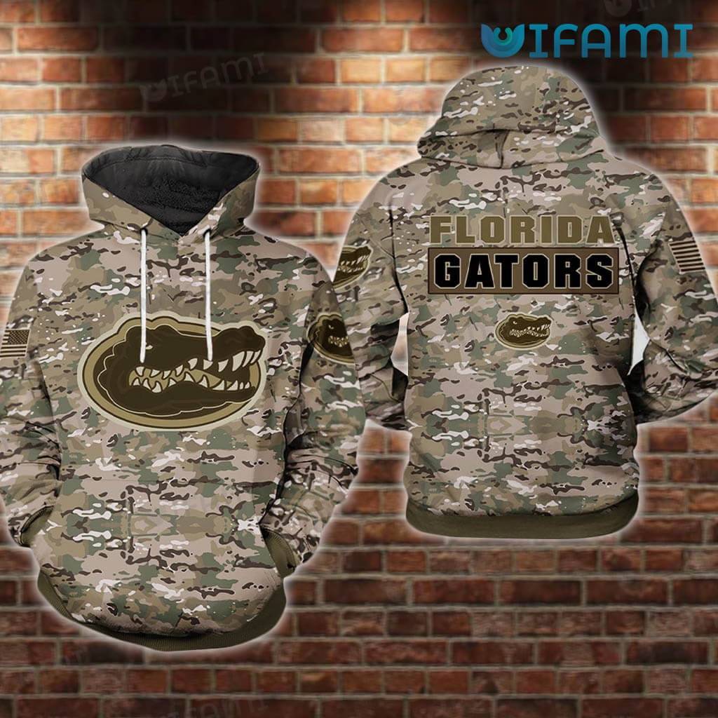 Florida Gators Camouflage Logo 3D Hoodie - Gifts For Father'S Day