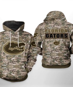 Florida Gators Ncaa Camo 3D Zip-Up Hoodie - Gifts For Men