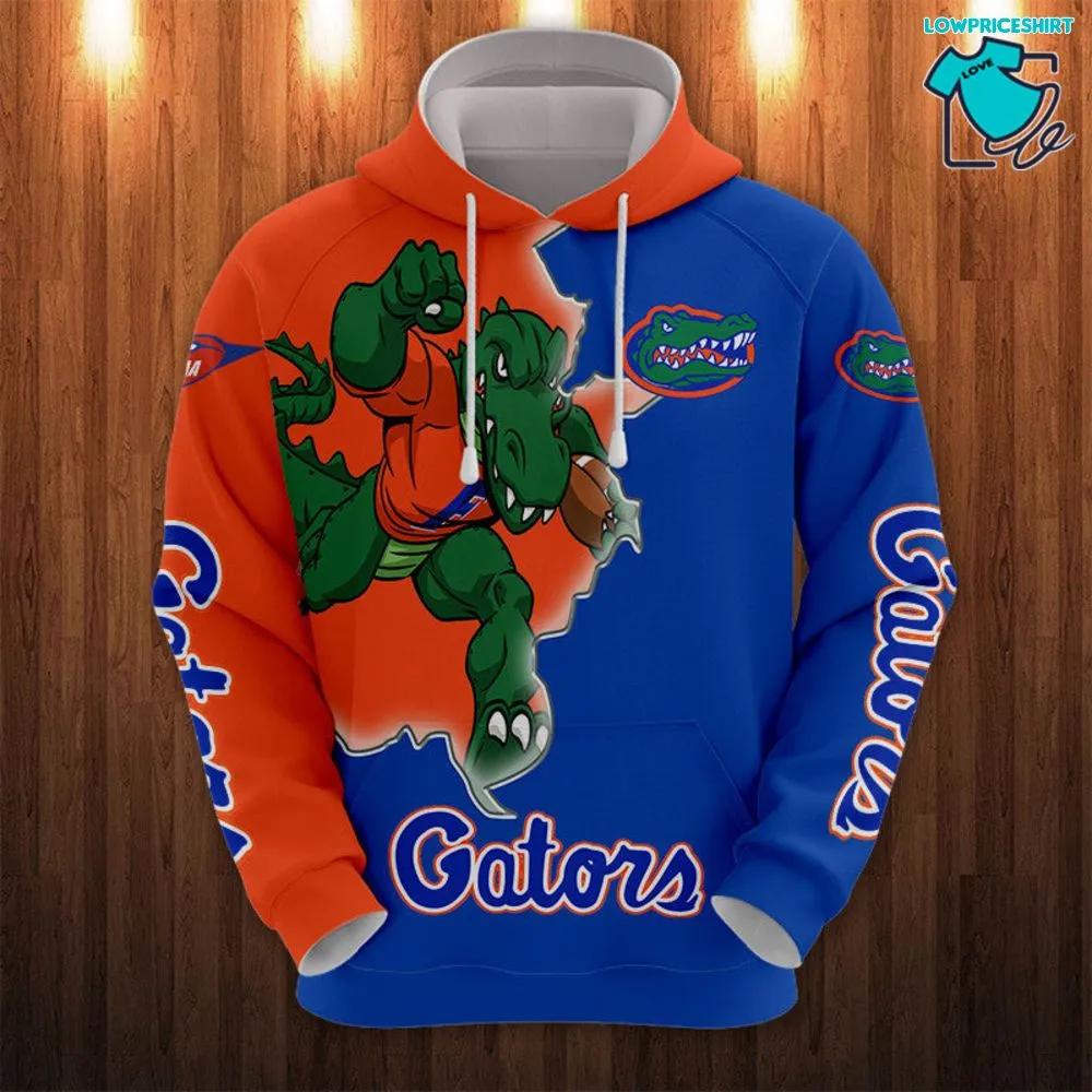 Florida Gators Nfl Gifts Cool Mascot 3D Pullover Hoodie - All Over Print
