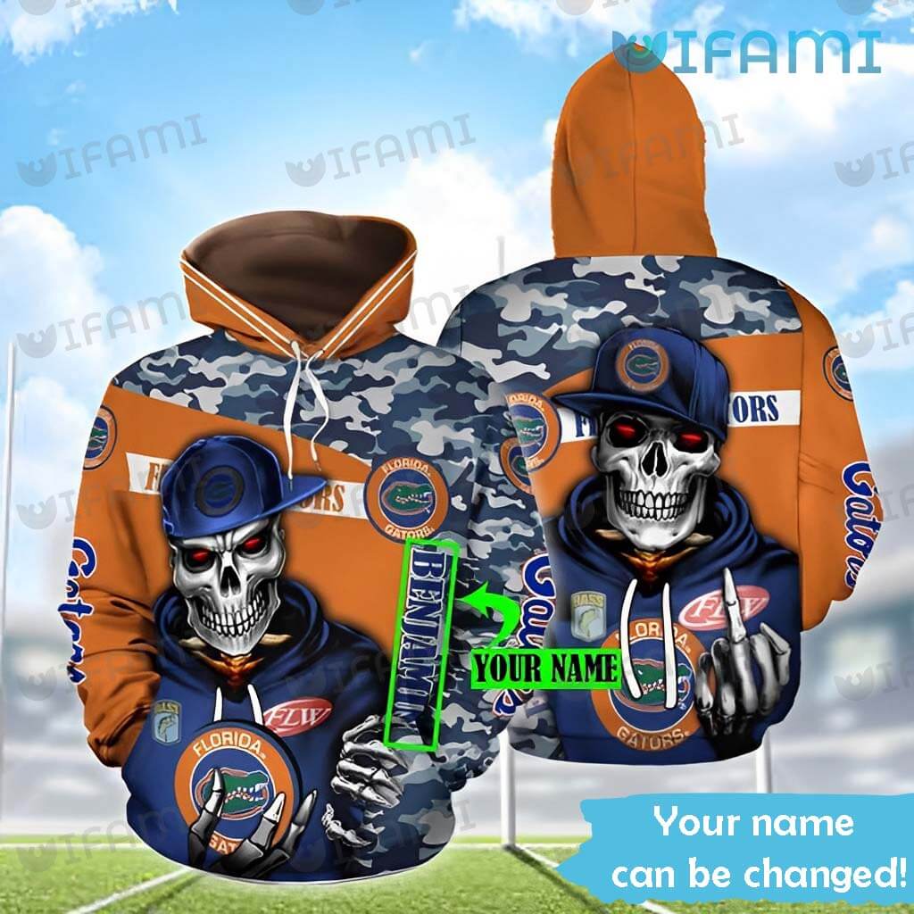 Florida Gators The Death Wearing Hat Camo Pattern Custom All Over Print 3D Hoodie