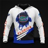 Florida Gators Zip Hoodie 3D Long Sleeve - 3D Graphic Hoodies