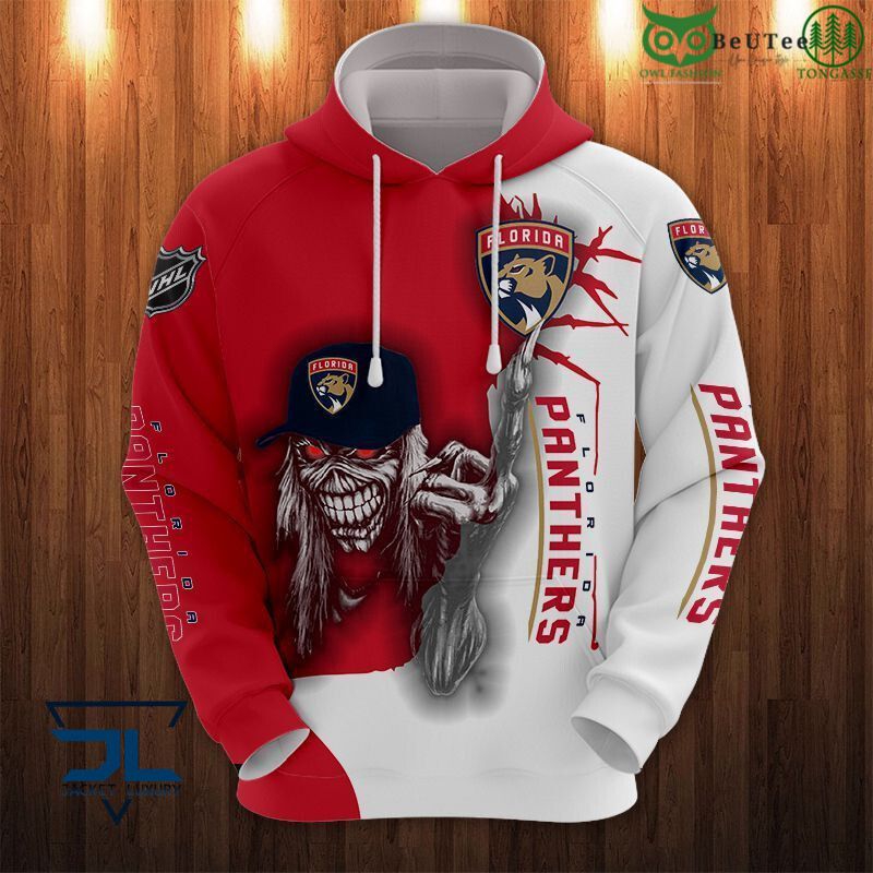 Florida Panthers Fan Design 3D Hoodie With All Over Print Printful Option