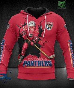 Florida Panthers Skull Logo 3D Hoodie With Unique All Over Print