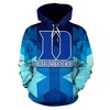 Football 3D Hoodie With Duke Blue Devils Logo 