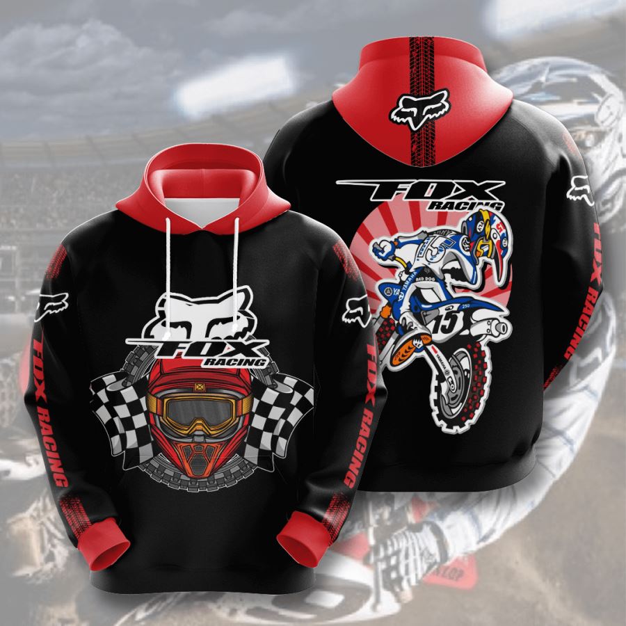 Fox Racing Custom Sport All Over Print Hoodie 3D, Graphic Printful Design