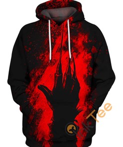 Freddy Krueger Hand Hoodie 3D, Halloween Gifts For Men