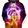 Freeza Gold Form Hoodie 3D, Dragon Ball Z Gifts For Men