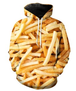 French Fries Funny French Fry Food Hoodie 3D, All Over Print 