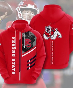 Fresno State Bulldogs Custom Hoodie 3D, All Over Print
