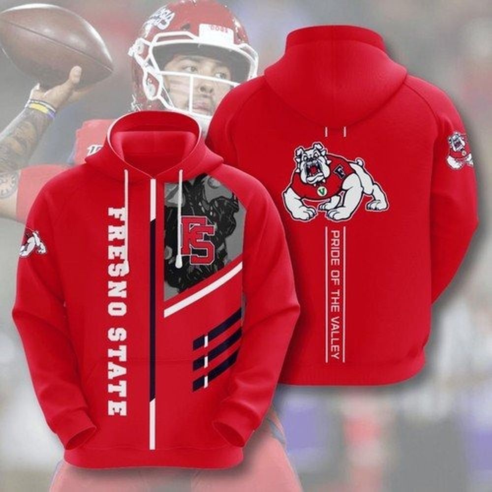 Fresno State Bulldogs Sports Team No503 3D All Over Print Zip Hoodie, Gifts For Ncaa Fans