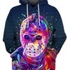 Friday 13Th Jason Voorhees Pop Portraits Halloween 3D Hoodie, Zipper Hoodie