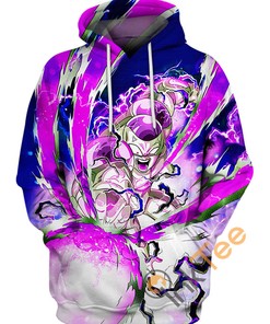 Frieza Full Power Hoodie 3D, Dragon Ball Z Gifts For Men 