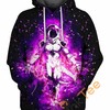 Frieza Warrior Violet Hoodie 3D, Dragon Ball Z Gifts For Men 