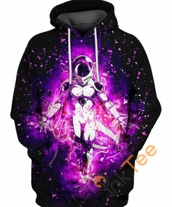 Frieza Warrior Violet Hoodie 3D, Dragon Ball Z Gifts For Men 