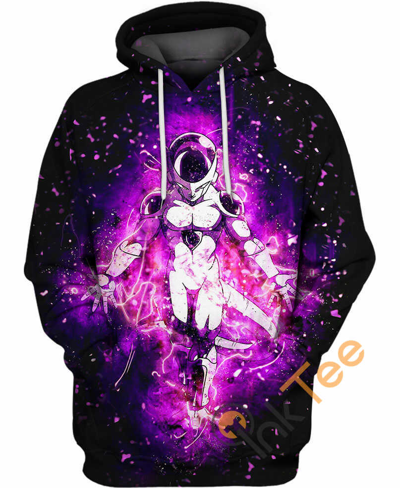 Frieza Warrior Violet Hoodie 3D, Dragon Ball Z Gifts For Men