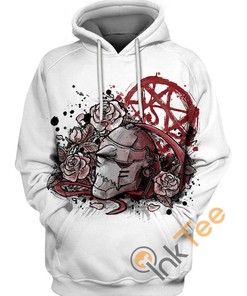 Fullmetal Alchemist Mask Hoodie 3D, All Over Print