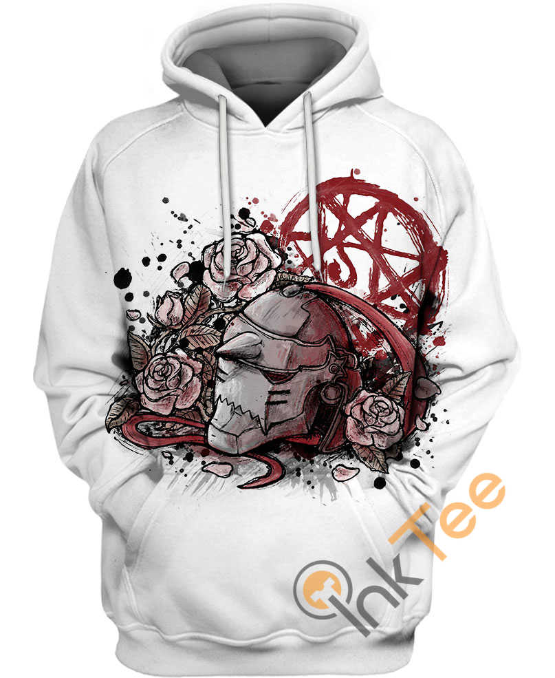 Fullmetal Alchemist Mask Hoodie 3D, All Over Print