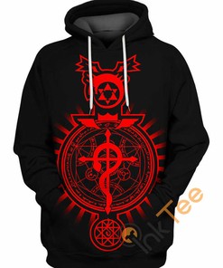Fullmetal Alchemist Symbol Hoodie 3D, All Over Print 