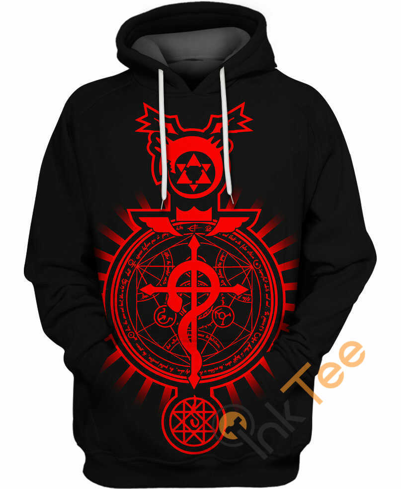 Fullmetal Alchemist Symbol Hoodie 3D, All Over Print