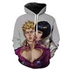 Funny Bucciarati And Giorno Jojo'S Bizarre Adventure Hoodie 3D, Graphic Printful Design 