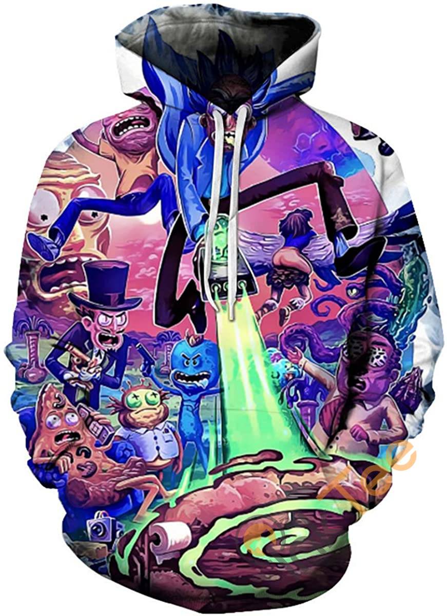 Funny Cartoon Cosplay Print Pullover With Front Pocket Hoodie 3D, Graphic Design