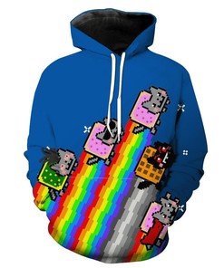 Funny Nyan Cat Meme Hoodie 3D, All Over Print 