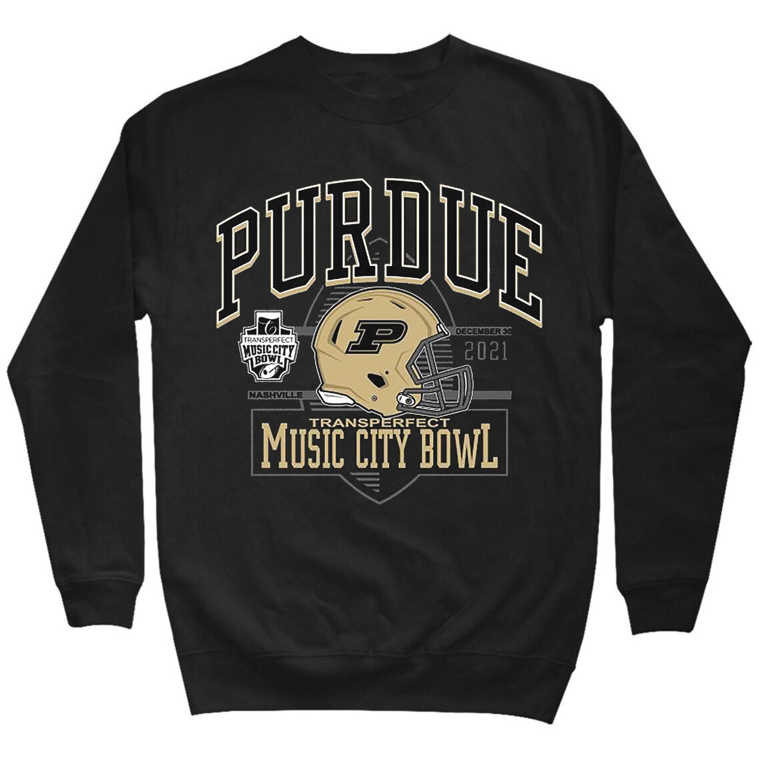 Funny Purdue Boilermakers Transperfect Music City Bowl Tee - Ideal for Fans