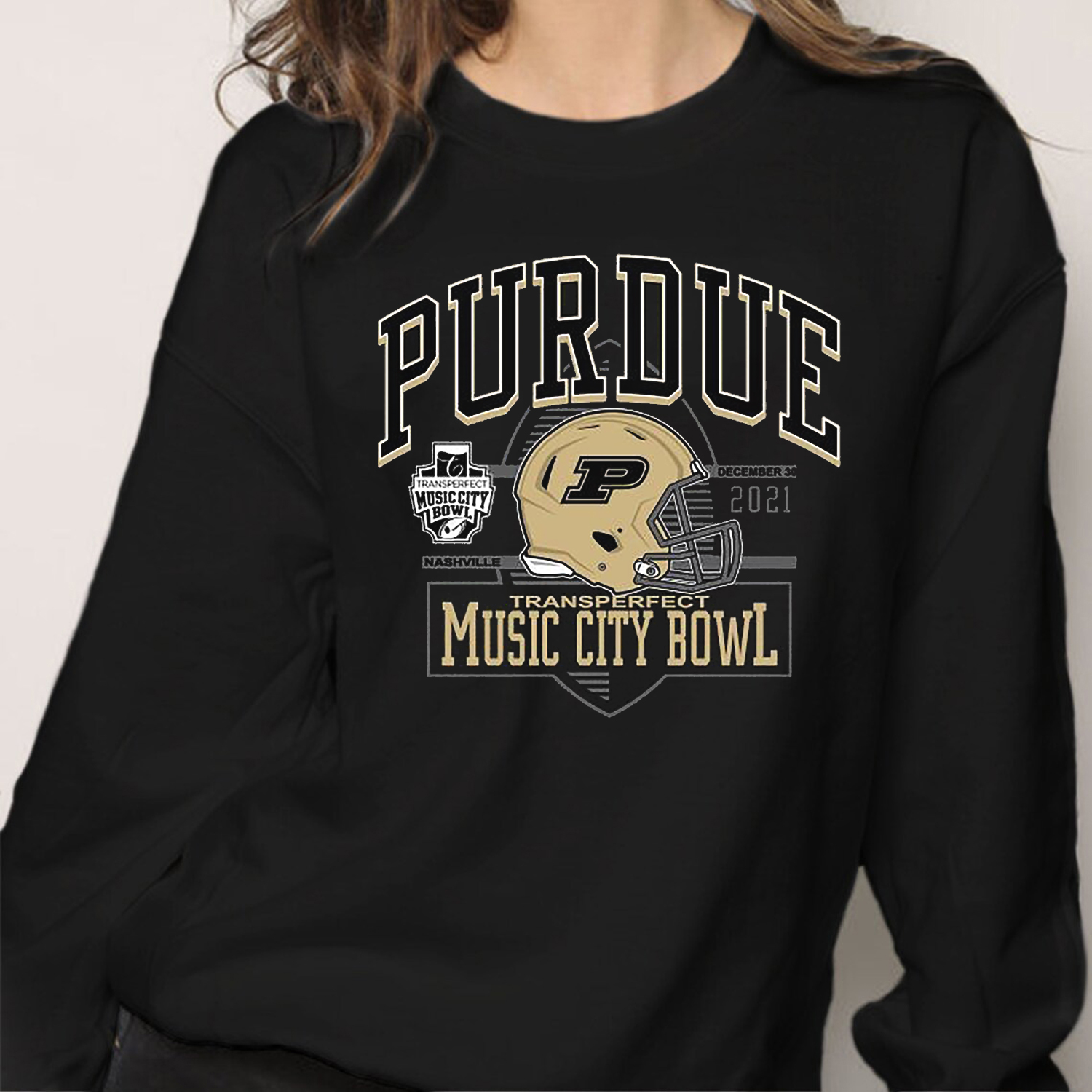 Funny Purdue Boilermakers Transperfect Music City Bowl Tee - Ideal for Fans