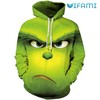 Funny The Grinch Christmas Gift Unisex 3D Hoodie, All Over Print 