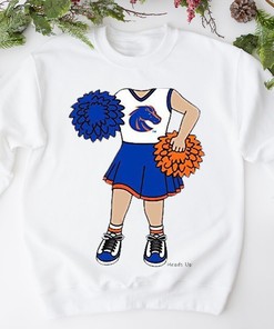 Future Tailgater Heads Up Cheerleader T-Shirt - Boise State Broncos
