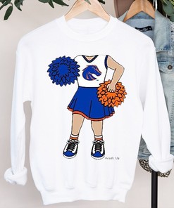 Future Tailgater Heads Up Cheerleader T-Shirt - Boise State Broncos
