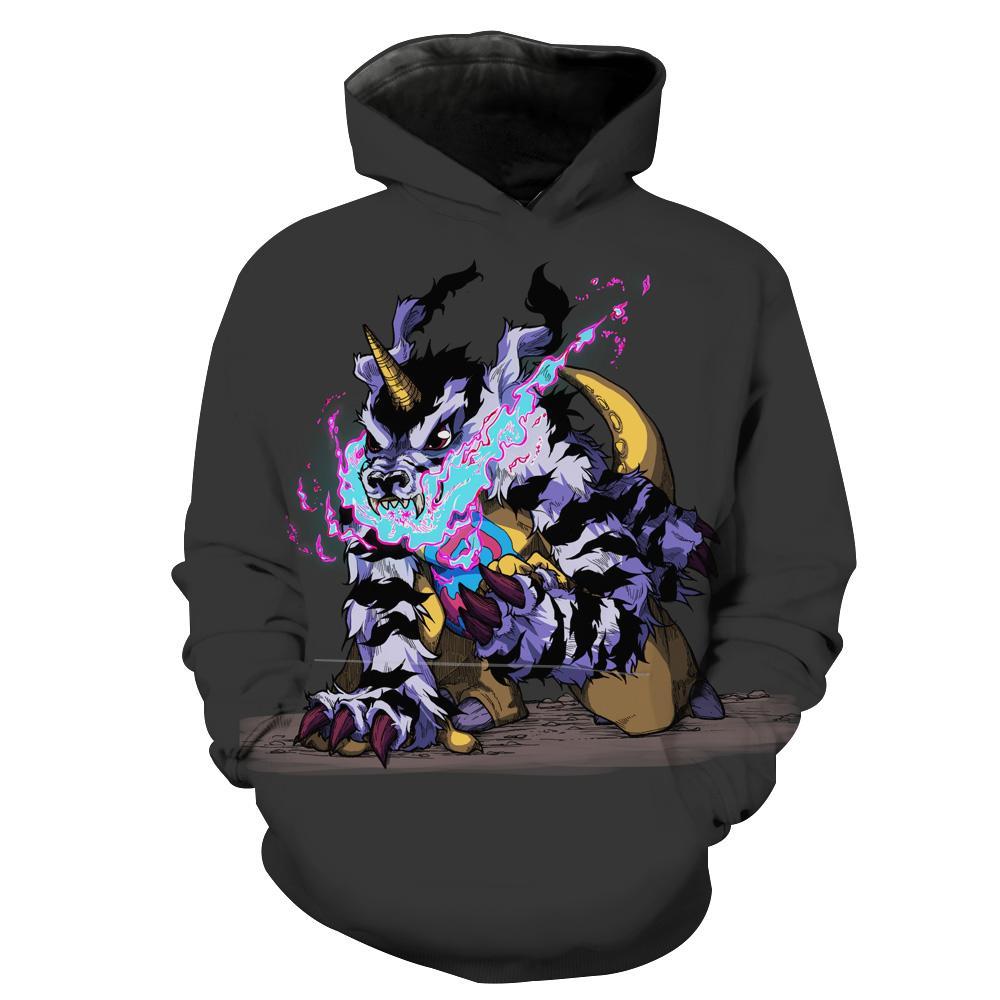Gabumon Epic Gabumon Digimon Hoodie 3D, All Over Print