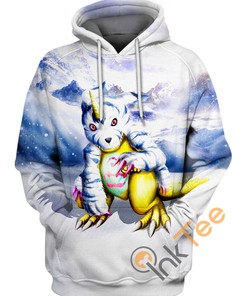 Gabumon Hoodie 3D, All Over Print 