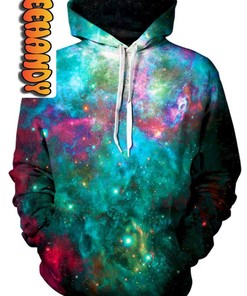 Galactic Transmission Unisex 3D Hoodie, All Over Print 